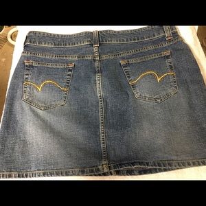 Lei denim mini skirt